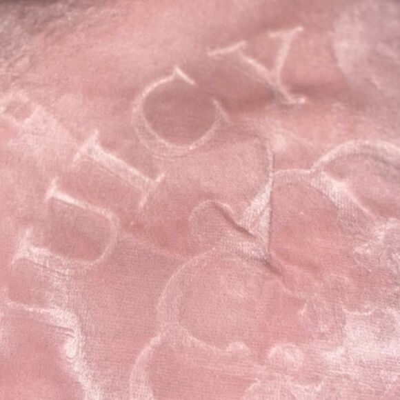 Juicy Couture Logo Crown Plush Velour 4-Piece King Bed Set - Picture 5 of 11